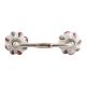 Plumeria Mystical Flower Ceramic Bridge Handle